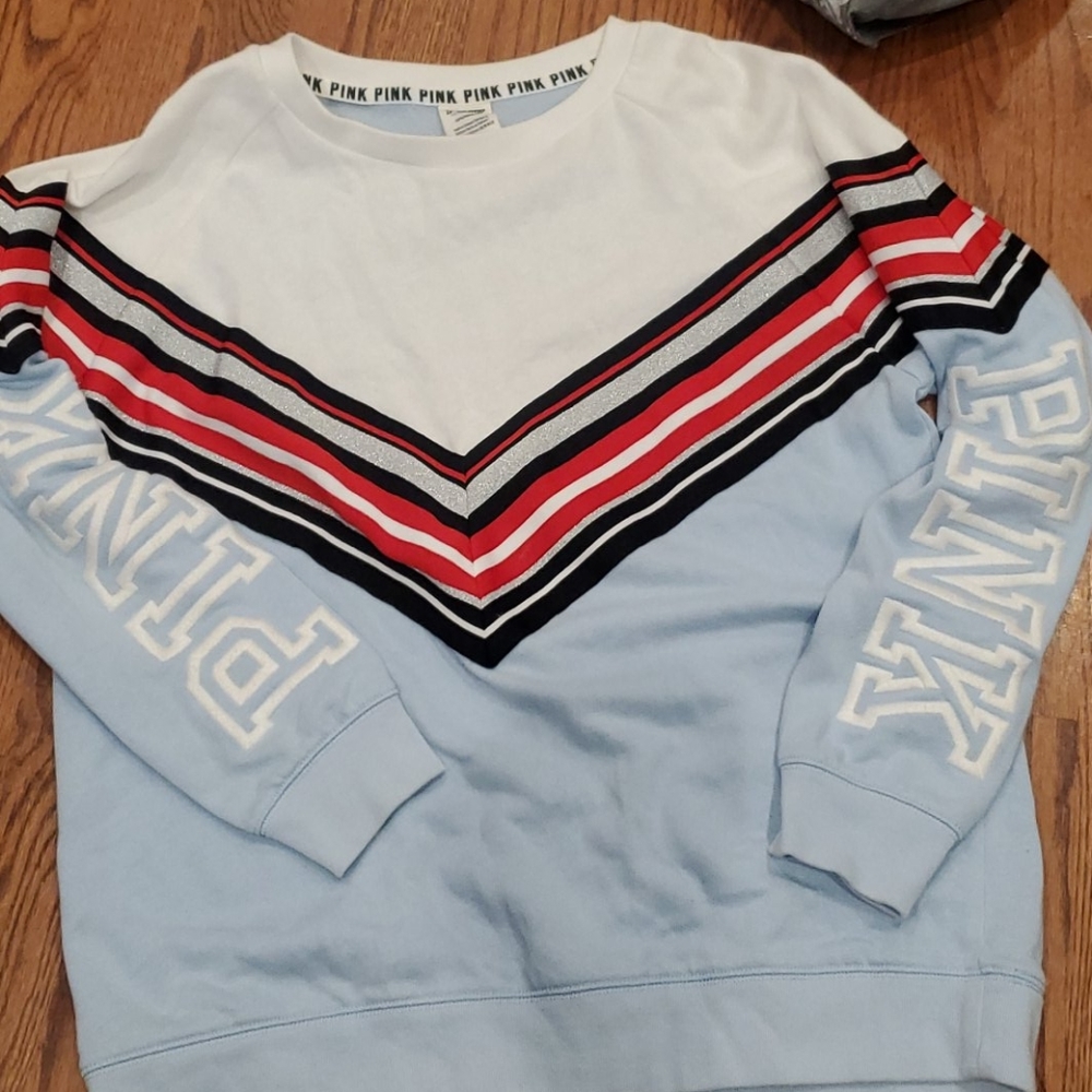 Vs Pink cheerleader type sweater